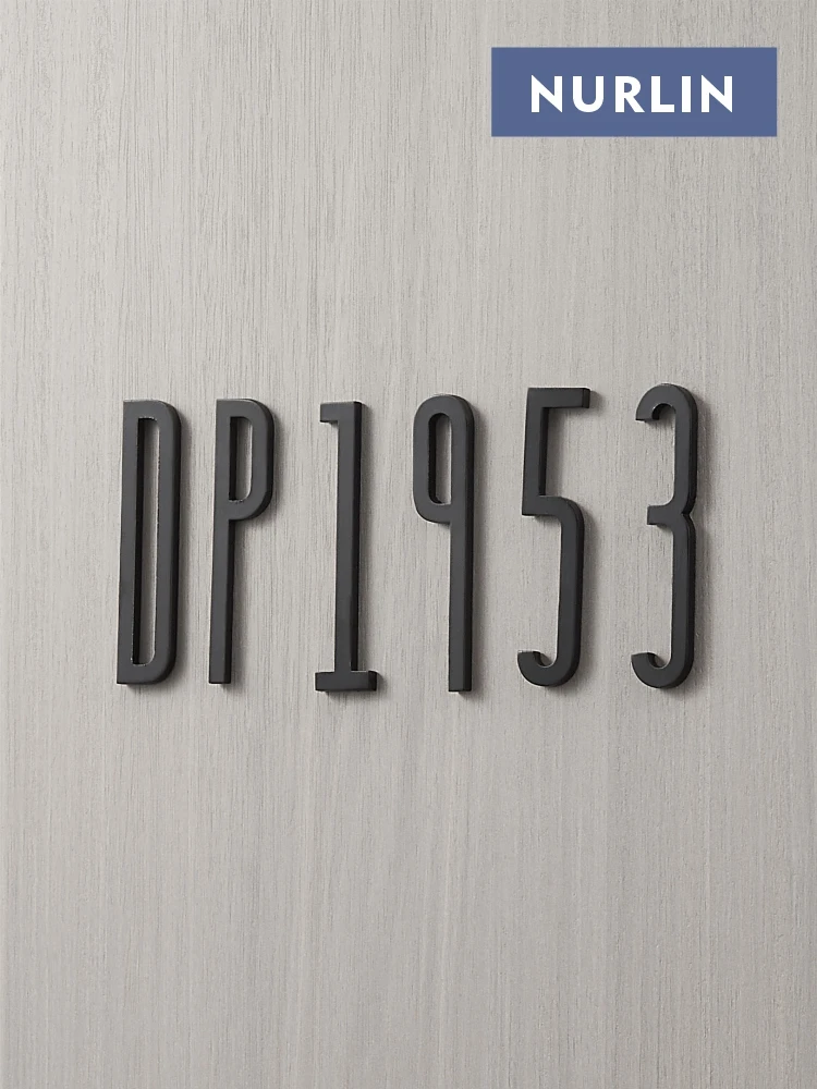 House Number Signs House Numbers Number Plate 70mm Brass With Adhesive