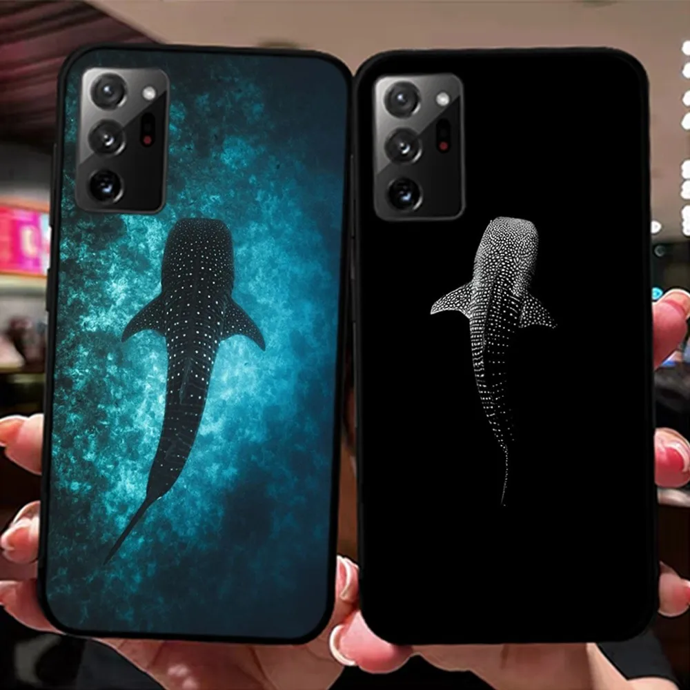 

Ocean Whale Shark Phone Case For Samsung Note 8 9 10 20 pro plus lite M 10 11 20 30 21 31 51 A 21 22 42 02 03