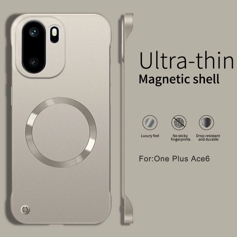 Ultra Thin Metallic Paint Magnetic Case - Frameless Cooling Hard PC Cover
