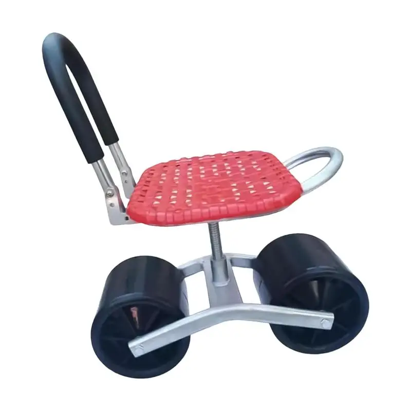 롤링 가든 시트 휴대용 트롤리 카트, 접이식 해변, 조절 가능한 홈 가든 카트, 노인 정원용 롤링 정원 작업 시트 