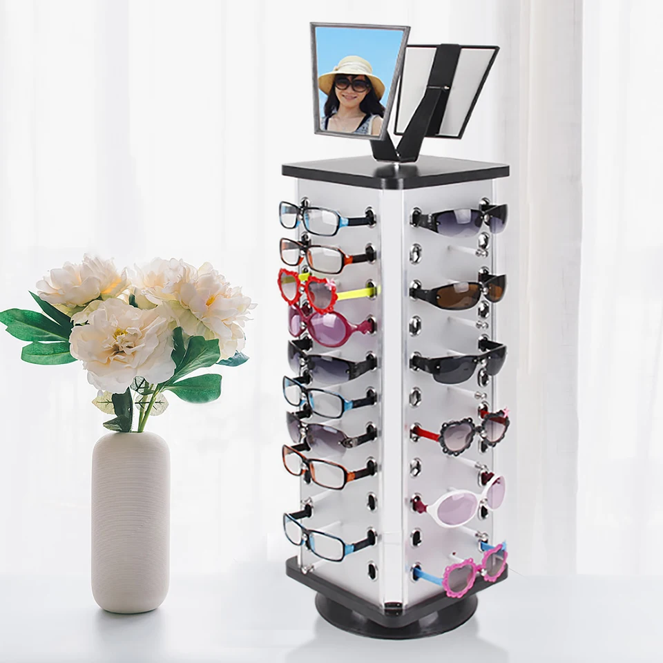 Rotating Eyeglasses Display Stand and Organizer