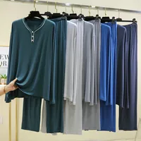 للرجال بأكمام طويلة ملابس منزلية للربيع والخريف للرجال 1