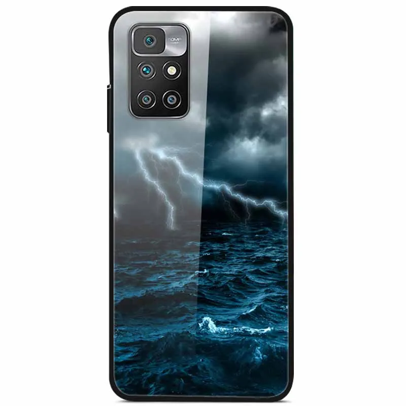 Space Starry Tempered Glass Phone Case - Durable Protective Cover