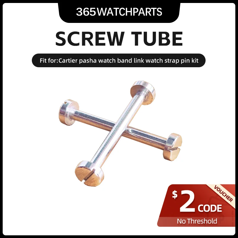 Watch Screw Tube Rod Spring Bar Biella Vite-In Watch Lug Stem Link Kit Accessori Per Cartier Pasha Cinturino Cinturino
