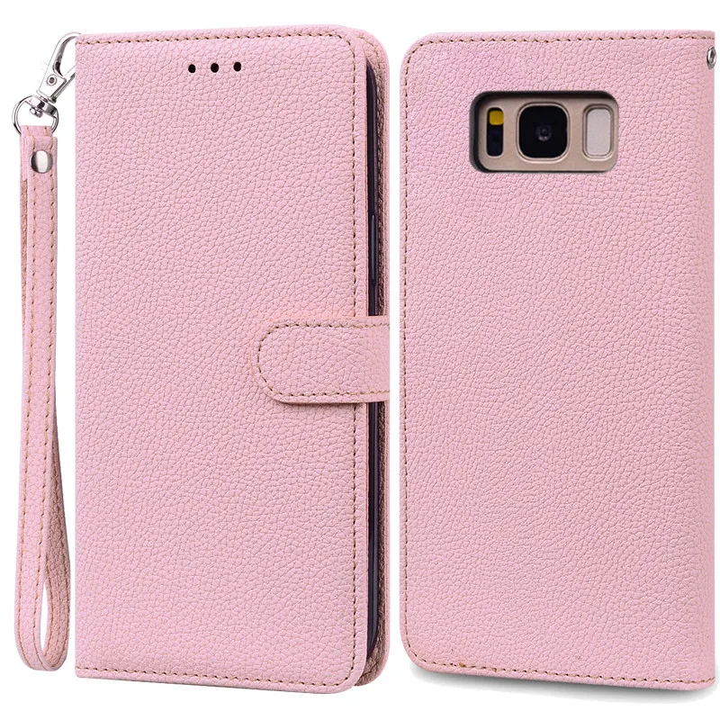 Luxurious Leather Wallet Flip Case for Samsung Galaxy S8 Plus