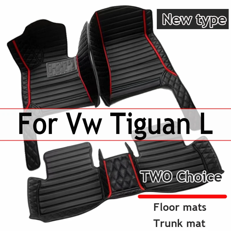 

Car Floor Mats For VW Volkswagen Tiguan L 2017 2018 2019 2020 2021 2022 Custom Auto Foot Pads Carpet Cover Interior Accessories