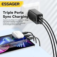 Essager GaN USB Type C Charger 67W 45W 33W KR EU Plug Fast Charging For Samsung iPhone 16 15 14 Pro Huawei Phone Laptop Chagers - Image 3