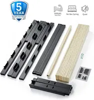 DDPNKL Metal Bed Frame 16 Inch, Heavy Duty Bed Frame with Wooden Slats, 16 Inch Mattress Foundation/No Box Spring Needed 4