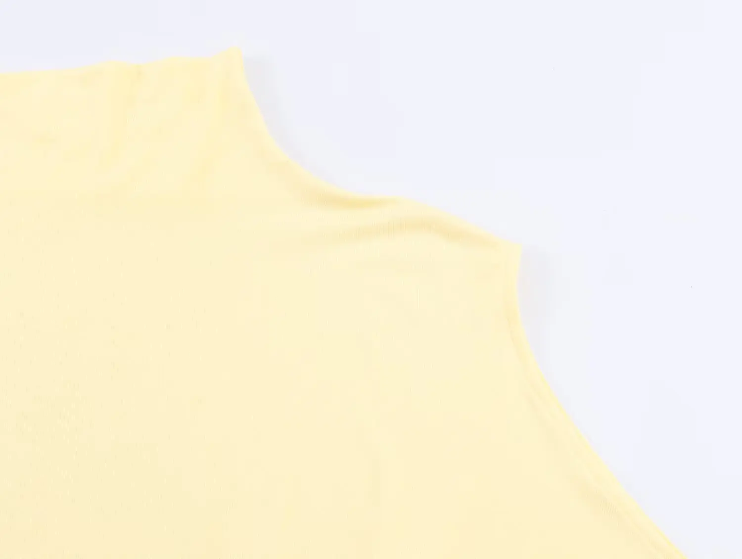 KONDALA Elegante hochgeschlossene asymmetrische Oberteile für Damen – Gelbe High-Street-Tops, Neu 2026 Sommermode, Romantische Urlaubs-Damenoberteile – Detail 5