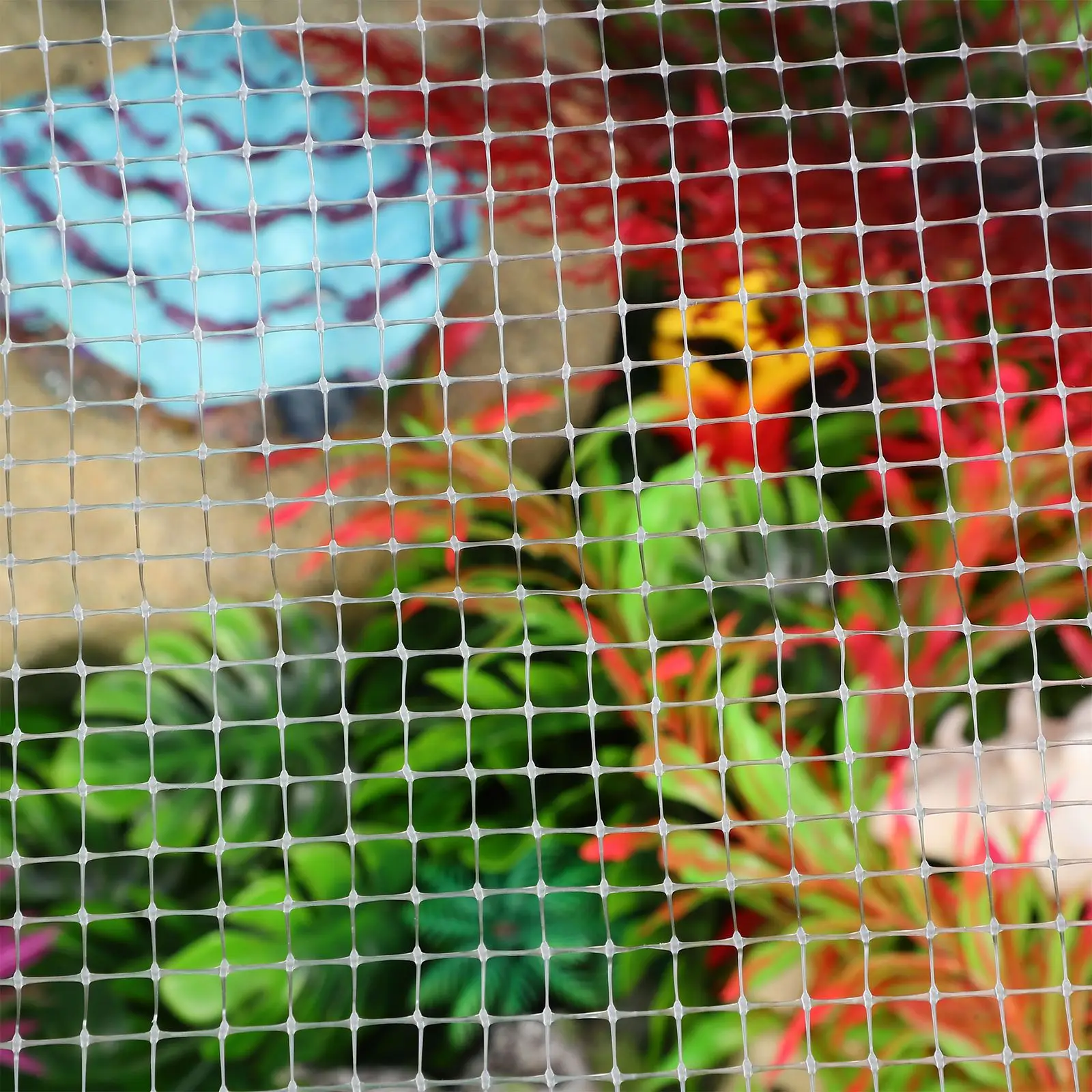 Fish Tank Cover 1 Set Fish Tank Anti-escaping Net Invisible Aquarium Mesh Cover Fixed Anti Jumping Fish Tank Netting Cover Replacement Accessory