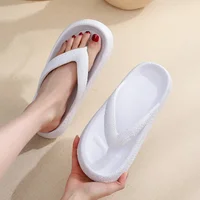 Summer Flip Flops Flat Platform Comfy Women Soft Sole Beach Slippers Fashion Sandals House Bathroom Non-Slip Thick Soled Shoes - Image 3
