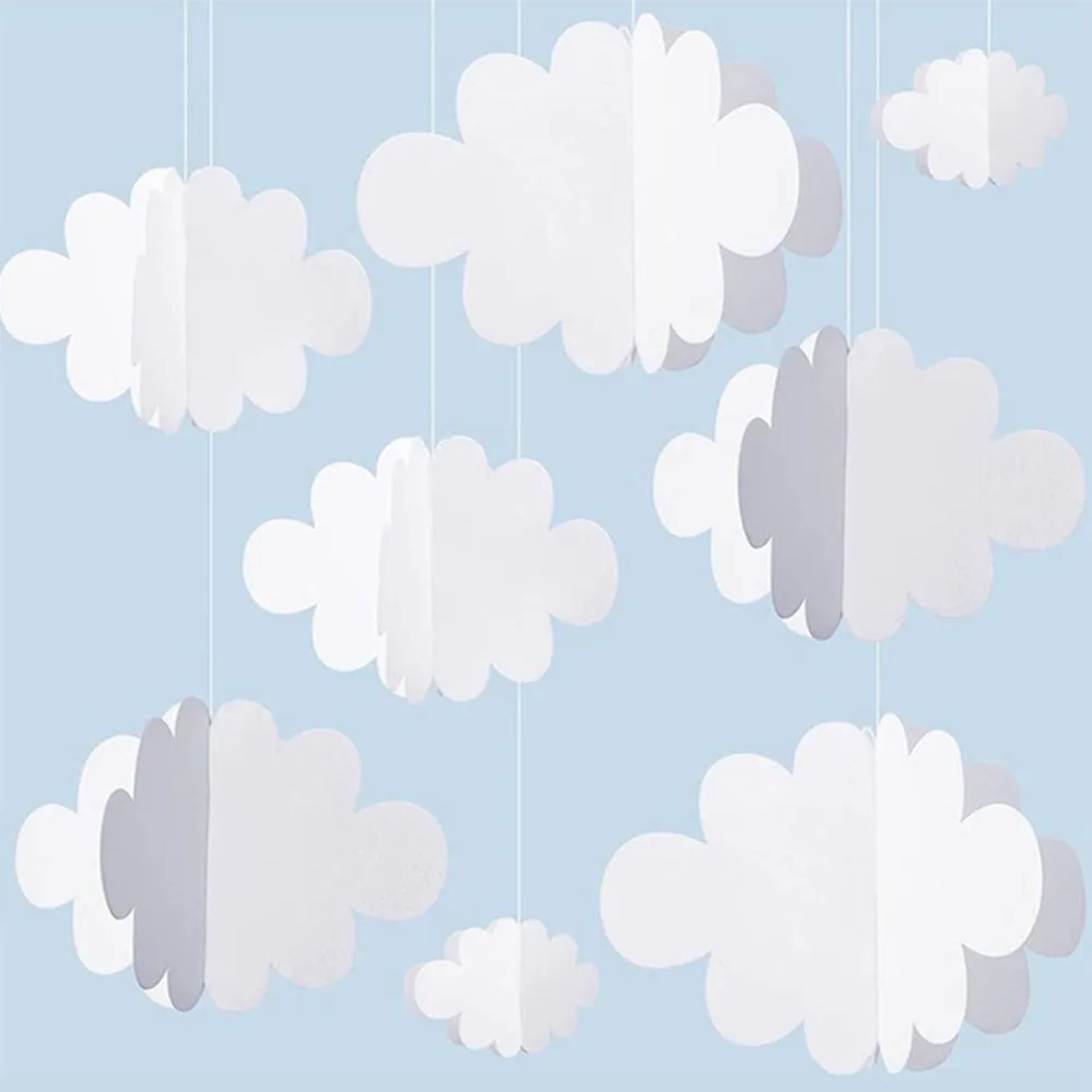 Premium AI Image | Paper cutout of clouds with the words 