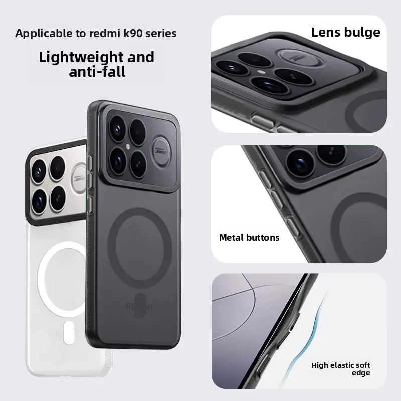 Luxurious Matte Magnetic Shockproof Bumper Case