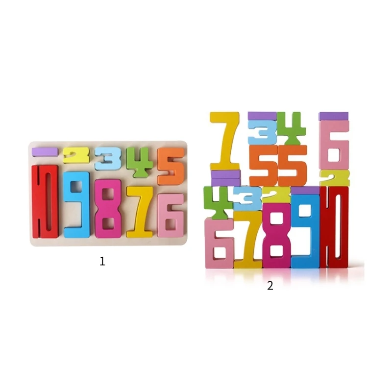 

Montessori Number Learning Stacking Toy Baby Developmental Activity Toy Dropship