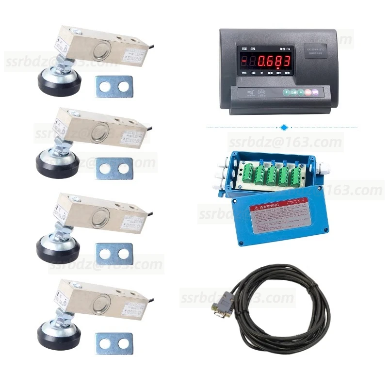 Weighbridge Set 1t 2t 5t Diy Electronic Scale Small Floor Scale Accessories Yzc-320c Load Cell And Yaohua 12e Indicator