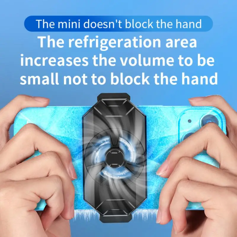 Gaming Cooling Fan Mini Mobile Phone Game Radiator Air-cooled
