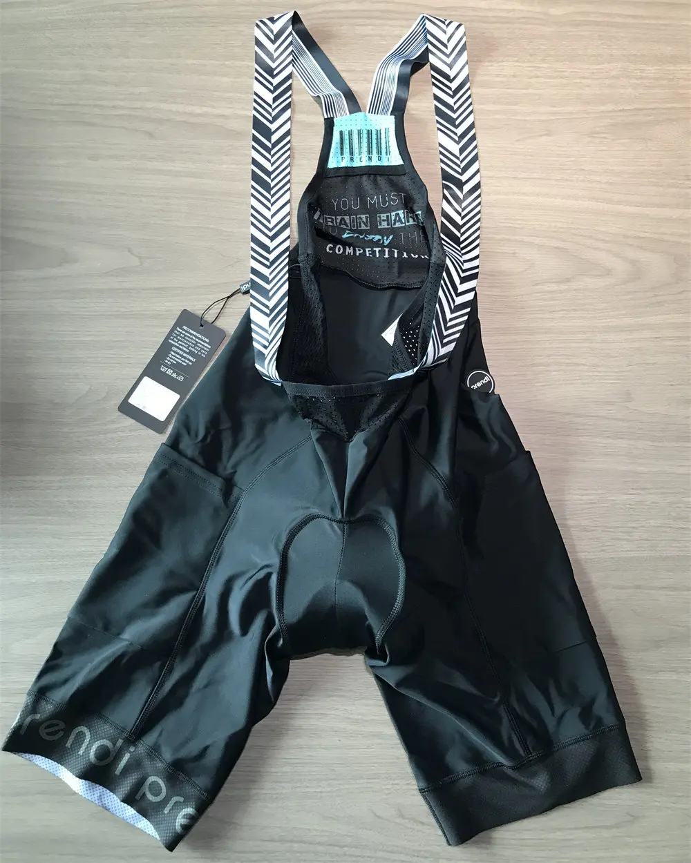 PRENDI Men Cycling Bib Shorts Gel Pad Summer Cool Tight with Pockets Male Bike Outdoor Sport Wear Rubber Non-Slip Band cycling bib shorts