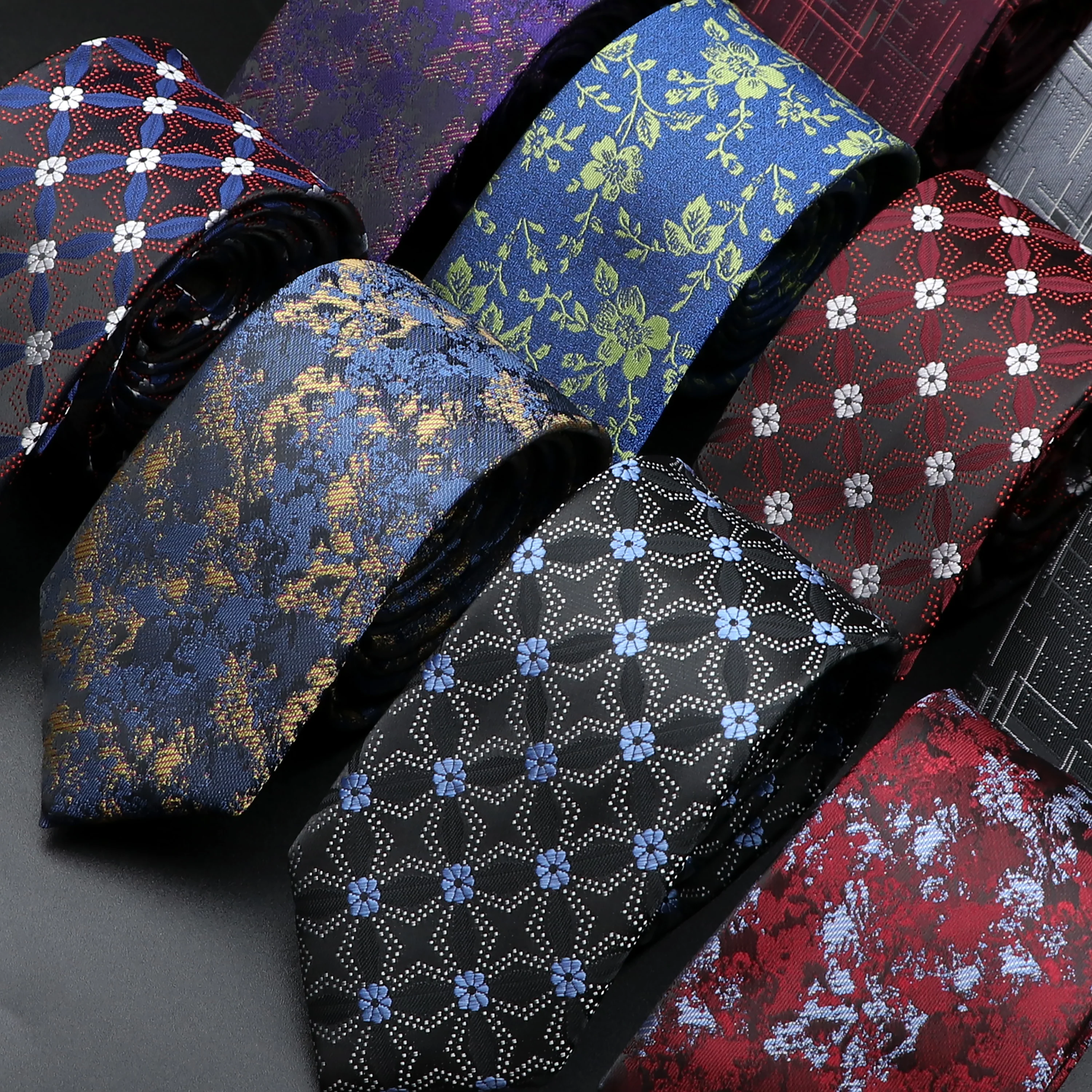 Neck Tie Tie For Men Classic Business Plaid Dots Jacquard Necktie Daily Wear Cravat Wedding Shirt Dress Accessories