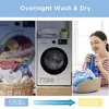 All-in-1 Ventless Washer Dryer Combo Steam Care Overnight Wash Front Load Energy Efficient 26/13 lbs Cap. 4