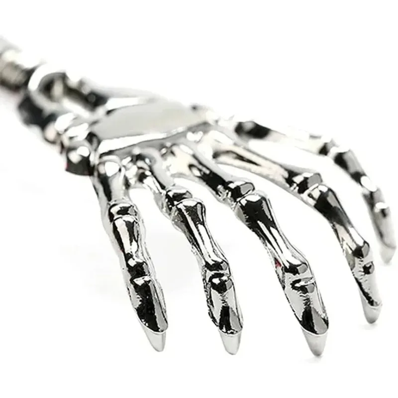 Telescopic Stainless Steel Back Scratcher - Extendable Massager Tool for Elderly & Back Care, Portable Itch Relief Handicraft