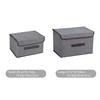 Non Woven Fabric Foldable Storage Box for Clothes Underwear Socks Toys Wardrobe Drawer Organizer Dustproof Home Organization 4