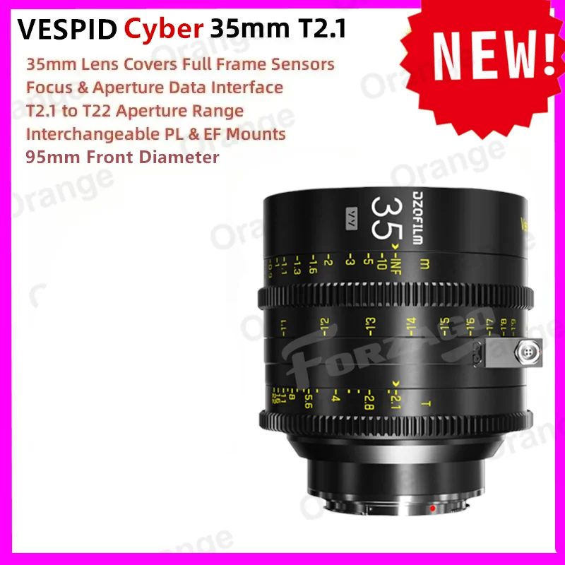 .DZOFilm vespid 프라임 25mm 35mm 50mm 75mm 100mm T2.1 PL / EF 마운트(사진작가용 카메라 비디오 필름 촬영용) 하드 케이스