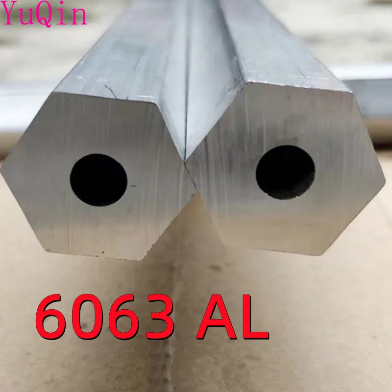 6063 AL Hexagonal tubing Hexagonal aluminum tube Hollow hexagonal aluminum rod DIY Model aluminium tube