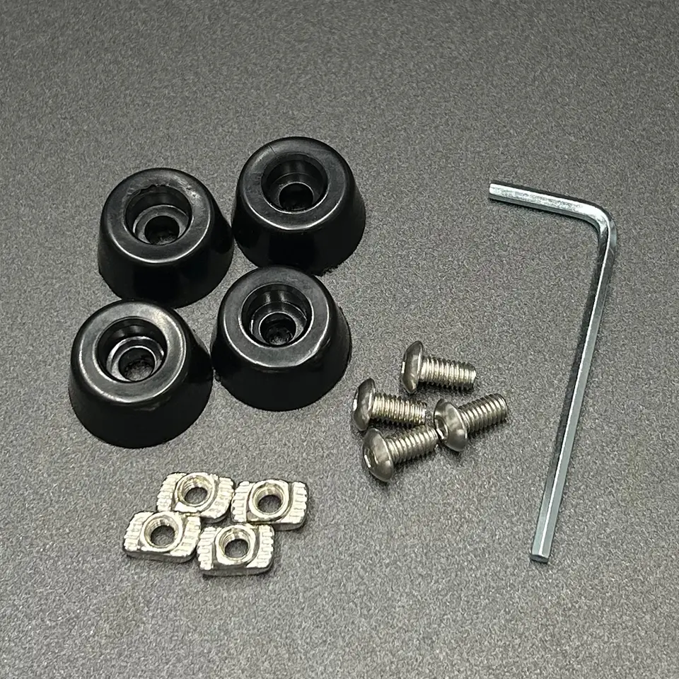 3D Printer Part 4/8 Set Antivibration Feet For Anti-vibration Rubber Landing Mat Feet For Lab X1 P1P Ender 3 CR10 3D Printer image 3