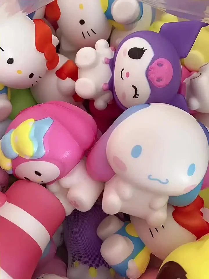 Kawaii HelloKittys Melody Kuromi Непоседающие руки милые Cinnamoroll снятие стресса мягкие аниме