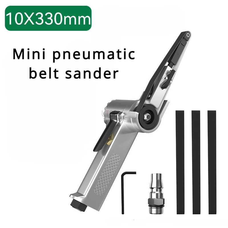 Mini Levigatrice Pneumatica A Nastro Per Sabbia 16000Rpm Levigatrice A Nastro Ad Aria Portatile Per Carpenteria Per Lucidatura Di Metalli Piccola Luci