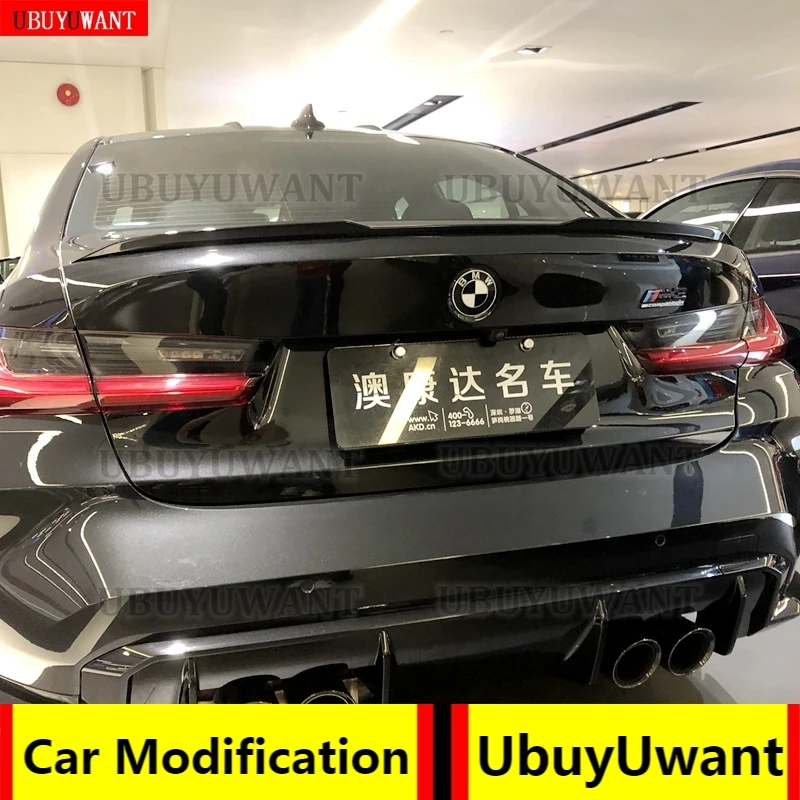Автомобильный задний спойлер из АБС-пластика для BMW G20 G28 M3 крыло багажника губа