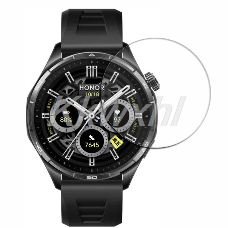 2-Pack 9H HD Tempered Glass Screen Protectors for Smartwatch - 1.46 Accessories Cover Film
