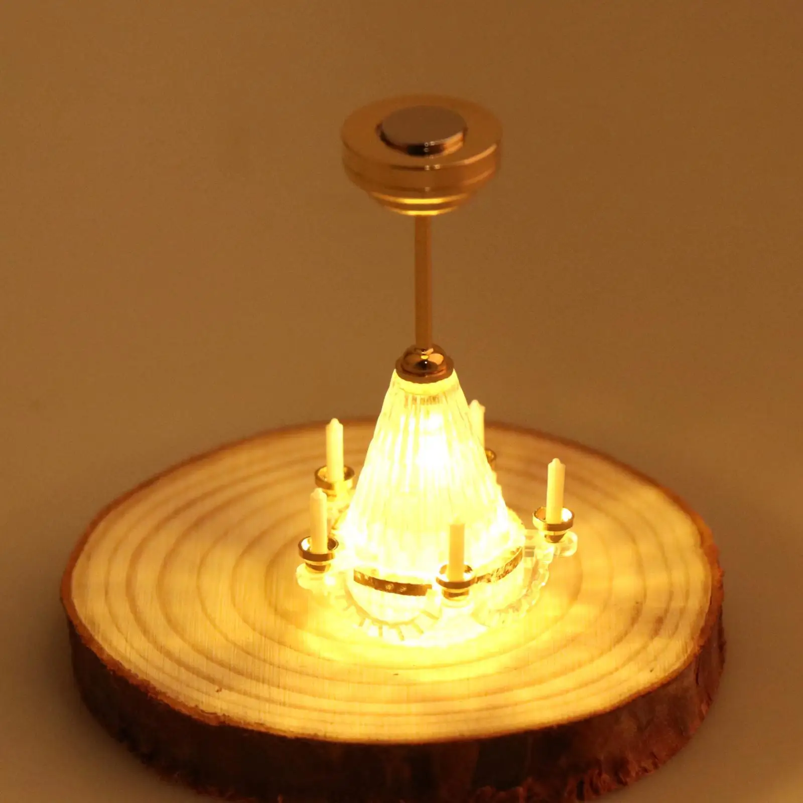 

1/12 Scale Miniature Chandelier Doll Accessories Decoration for Home Bedroom