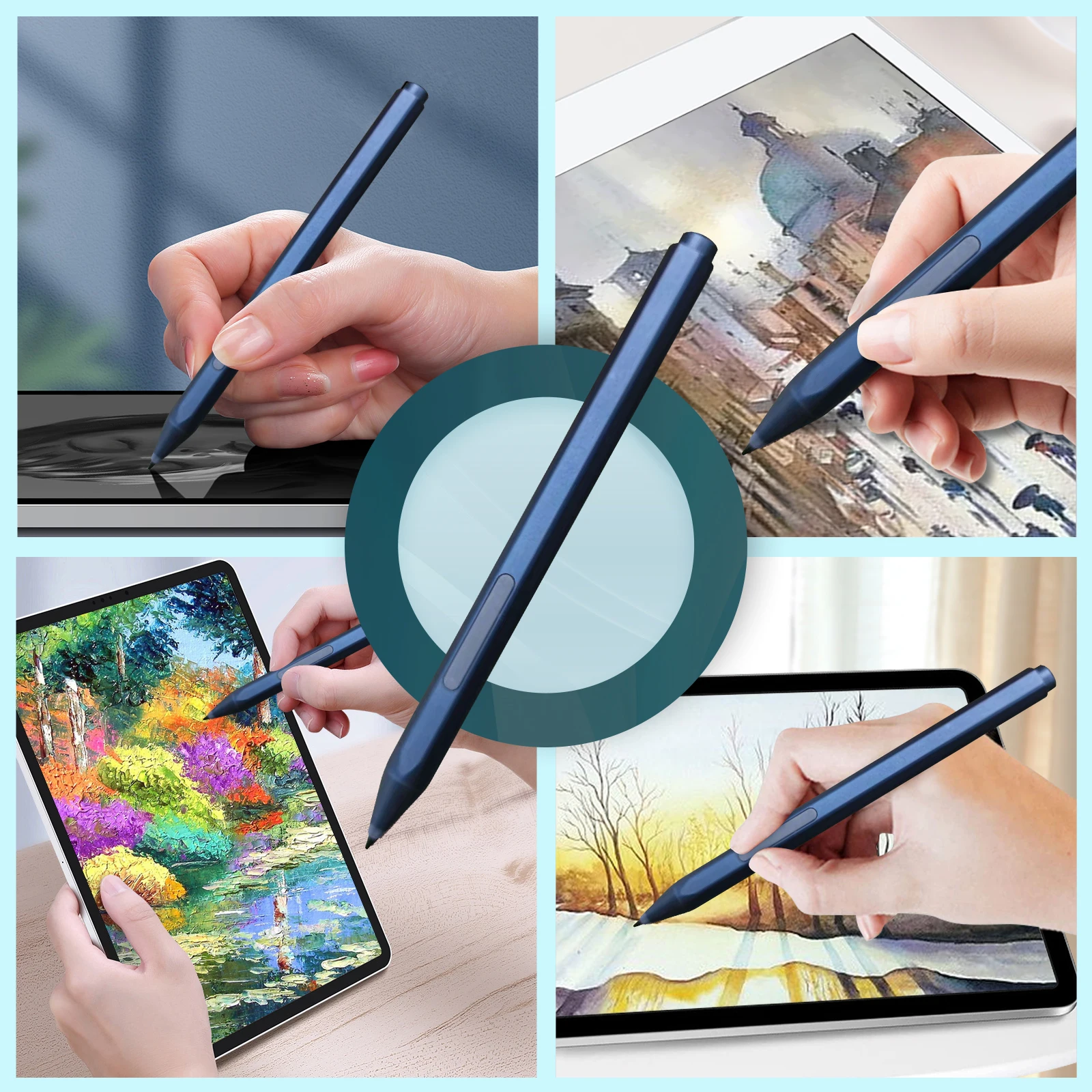 Caneta Stylus Caneta de Superfície Oficial Autorizada para Microsoft Surface Pro x Livro Computador Portátil Estúdio Micrsurface go Caneta Tablet Touch - Imagem 2