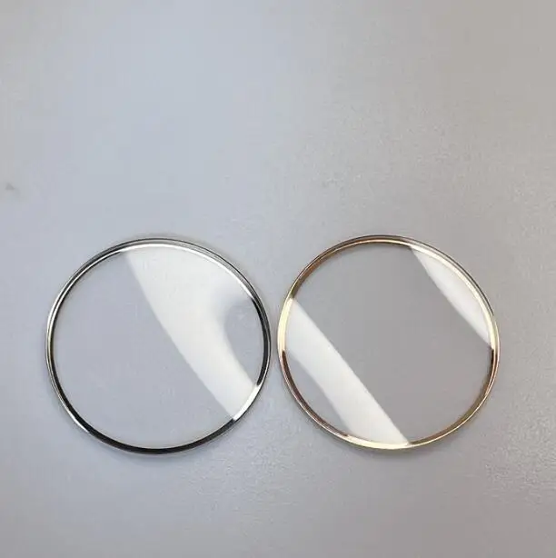 

1 Piece Mineral Watch Crystal Glass Replacement with Silver or Rose Gold Rim for 5376815