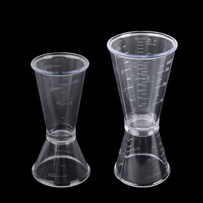 40/10CC Resin Transparent Measuring Cup Party Wine Cocktail Shaker Ounce Cup Measuring Jigger Kitchen Barware Party Supplies images - 6