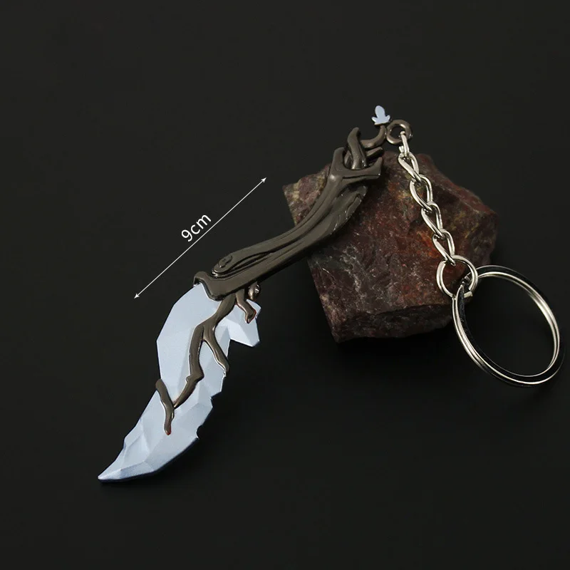 thumbnail image 1 of Juego de llaveros de la serie Valorant Gaias Vengeance, modelo de metal periférico de juego Vandal, accesorios colgantes, llaveros, regalos, juguetes para niños, 1 of 5