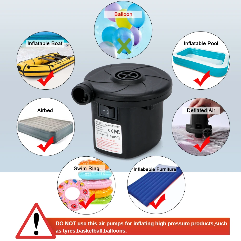 Inflatable Pump for Car Home Use