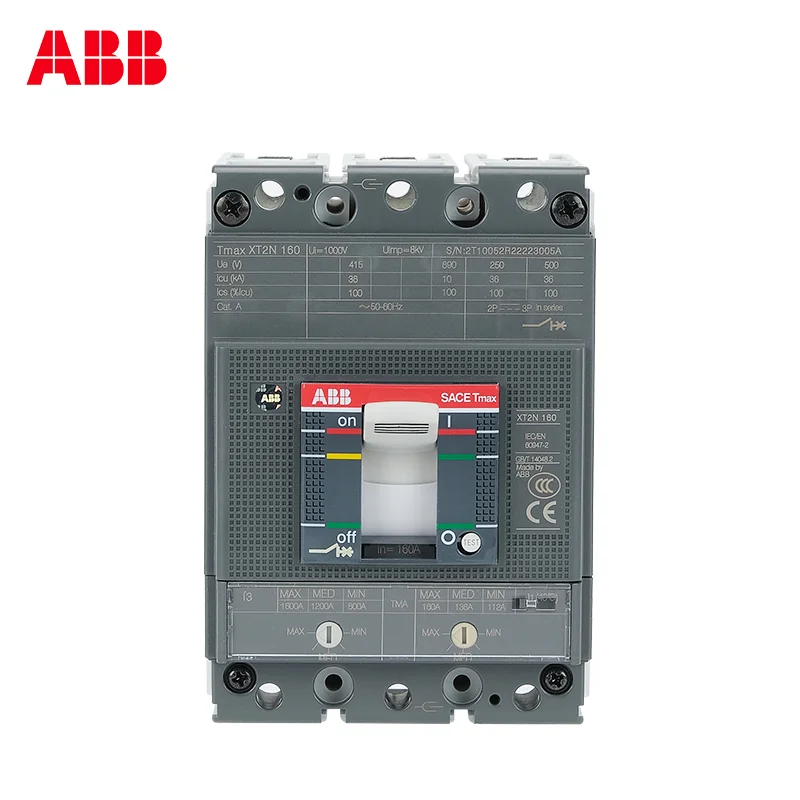 

ABB New Moduled Case Circuit Breaker MCCB XT1C160 TMD32/450 FFC 3P