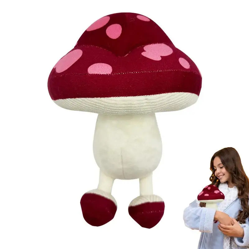 

Прогулочные грибы, плюшевые животные, плюшевые животные, искусственные мягкие комиксные животные, набивные животные, подушка, домашний декор для украшения комнаты