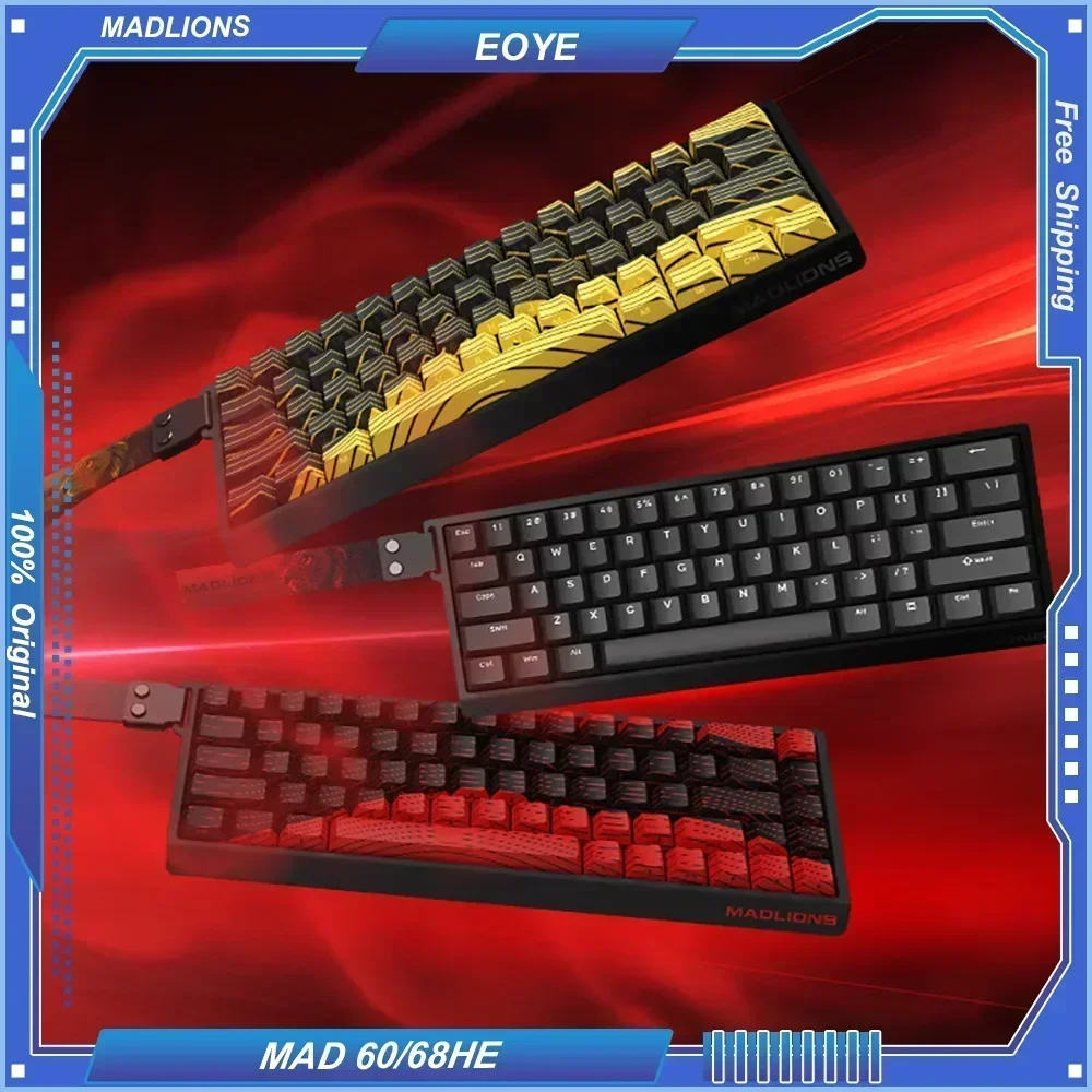 MAD 60 カスタムキーボード Amazon.com: Hyekit x FGG MADLIONS MAD 60 HE RGB 60% Wired Magnetic