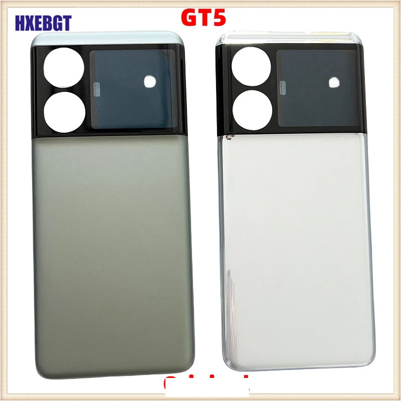 Realme GT5 GT 5 용 후면 유리 뚜껑 하우징 문짝, 스마트폰 섀시 수리 부품
