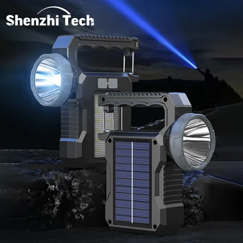 Solar Rechargeable Camping Flashlight 1