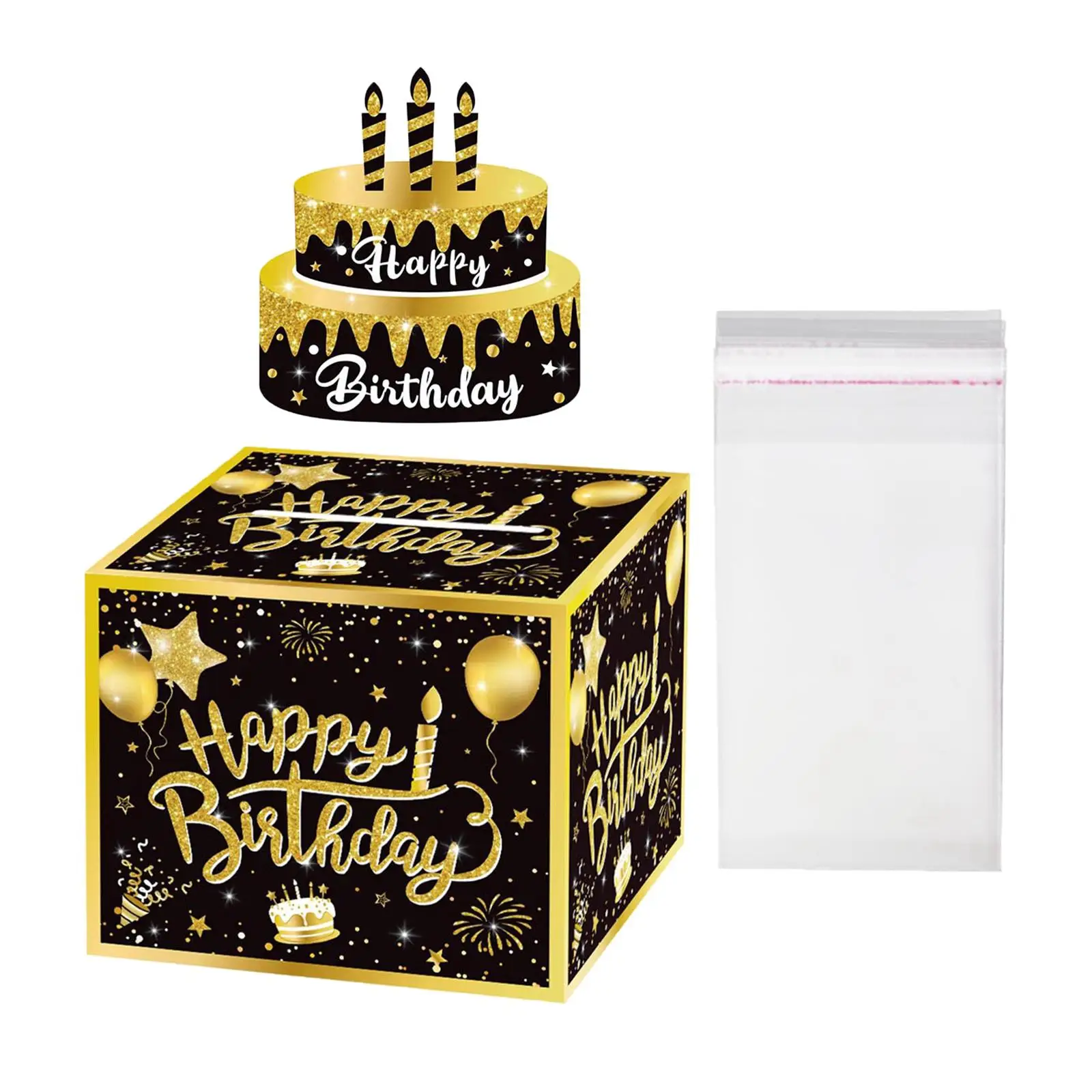 Money Box for Cash DIY Set Funny Party Supplies Birthday Day Money Box for Cash Gift Pull for Family Men Boys Women Girls