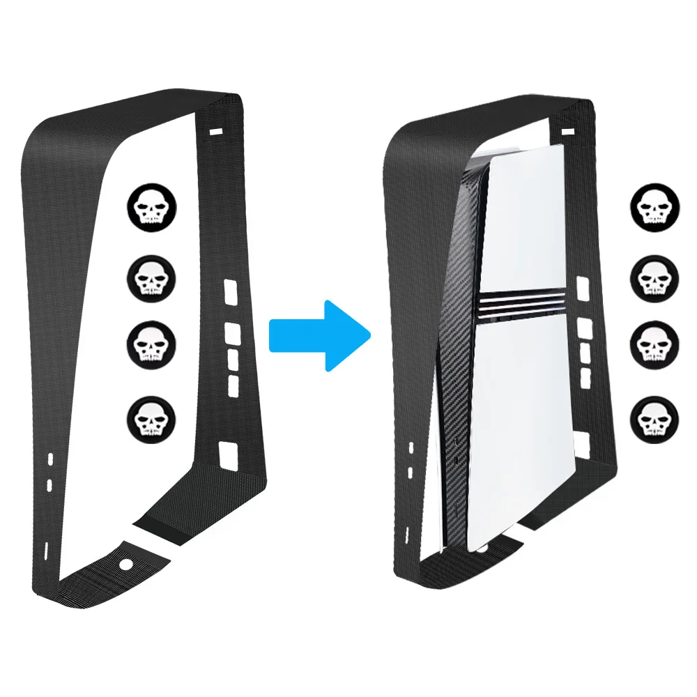 Coque Ps5 Standard Noir Ventilé Avec Filtre Poussière