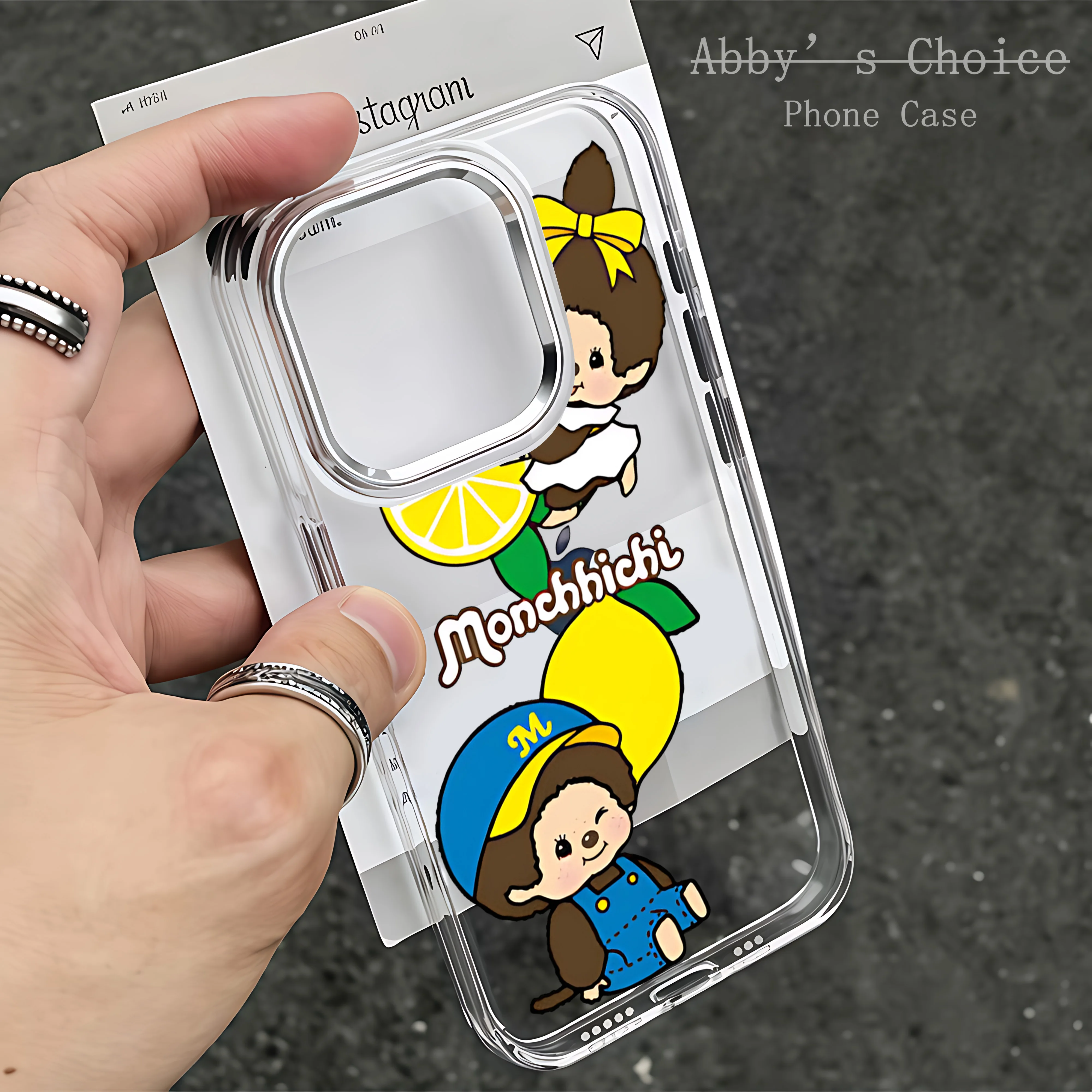 Cartoon M-Monchhichi Phone Case For iPhone 17 16e 16 15 14 13 12