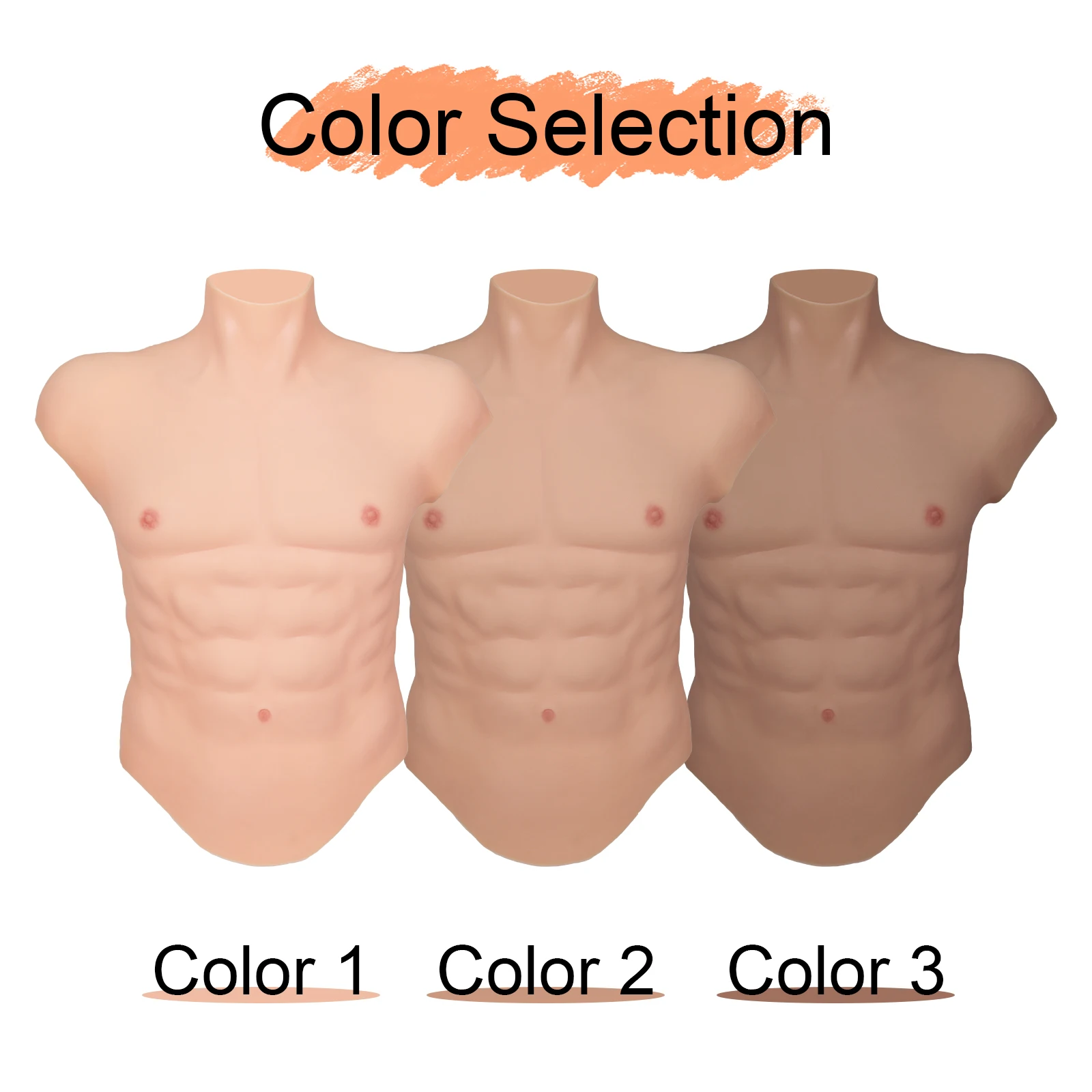 CYOMI Cosplay Silicone Male Muscle Suit Fake Belly Chest Bodysuit Artificial Simulation Abdominal Strong Figure for Crossdresser silicone pacifier silicone teether silicone breast forms