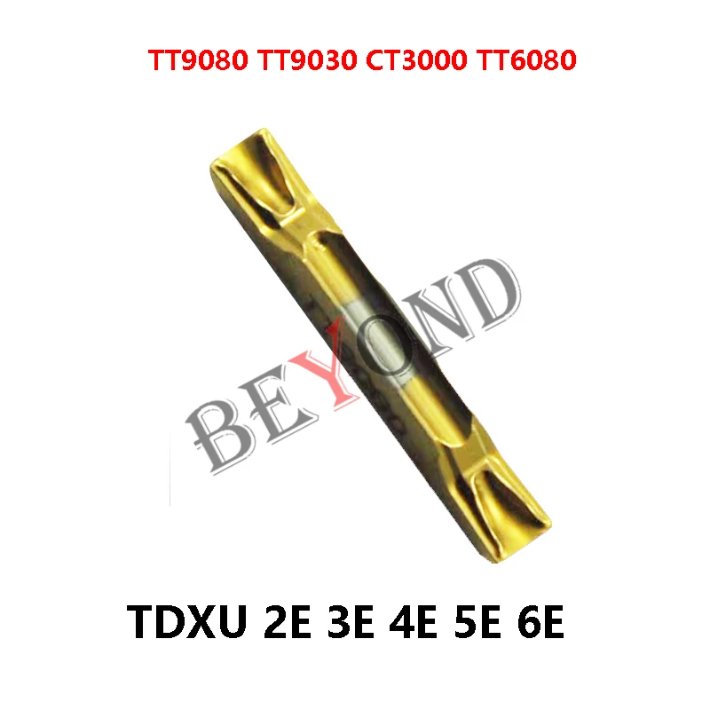 TDXU3E-0.3 TT9030 TDXU4E-0.4 TT9080 TDXU5E TT6080 TDXU6E TDXU2E 100% оригинальные режущие карбидные вставки TDXU 3E 4E 5E ЧПУ Инструменты