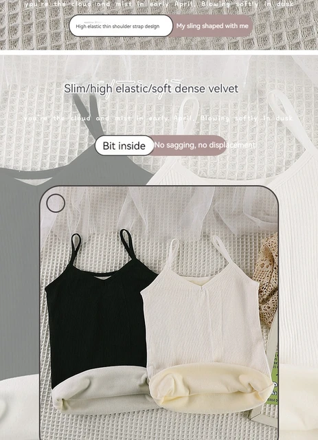 【正規販売店】 Tank Thickened And Velvet Top Winter And Autumn In Women For Clothing