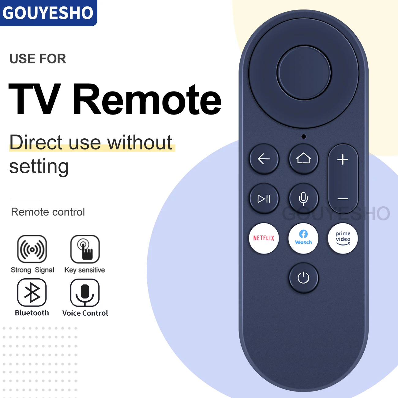 

New Voice Remote Control KP45CM Fit For Facebook Portal TV